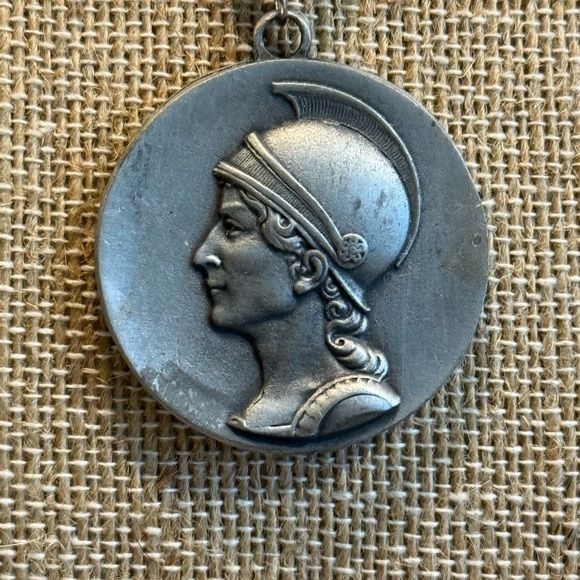 Vintage Joseff of Hollywood Pewter Necklace - Picture 2 of 4
